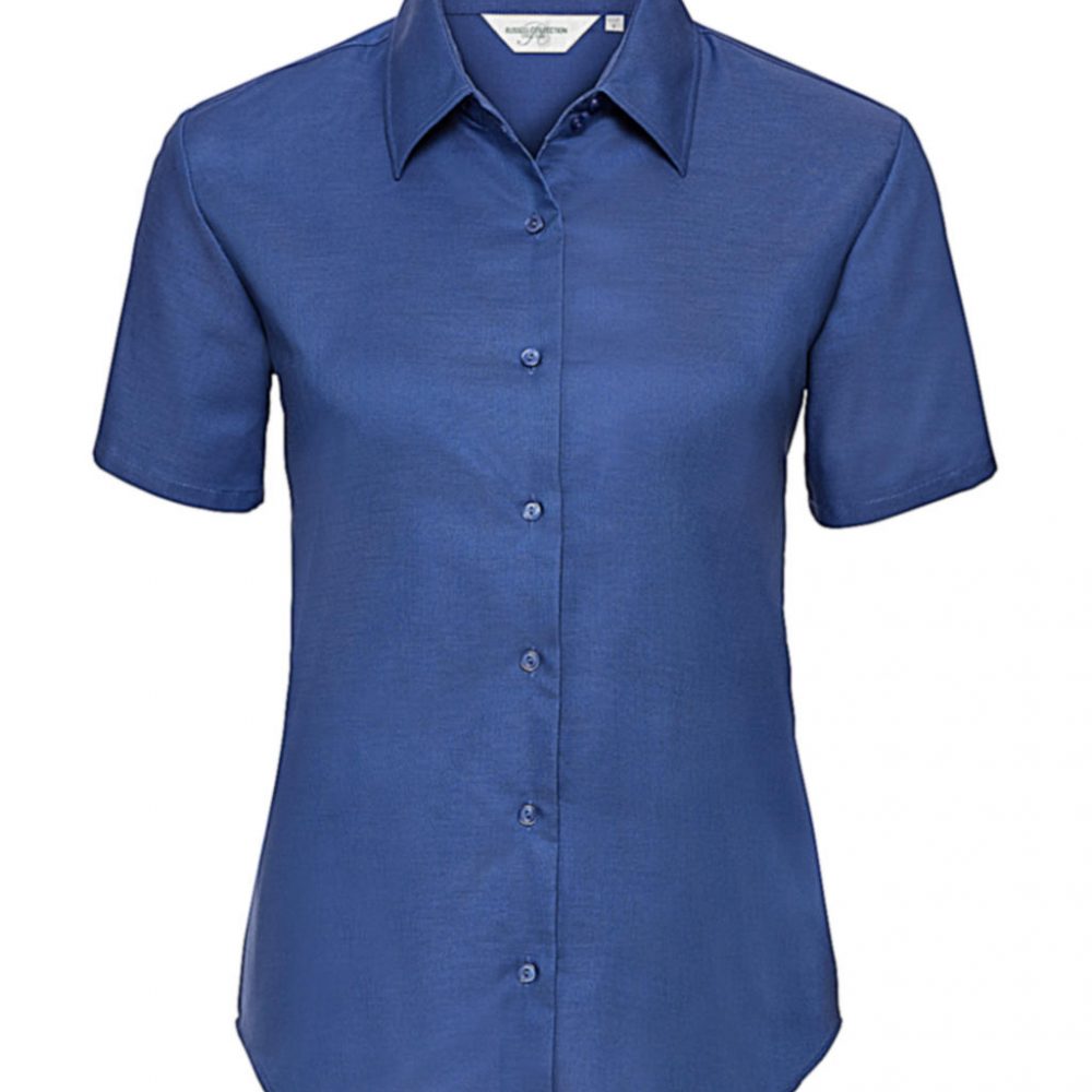 Bluse Kurzarm Oxford