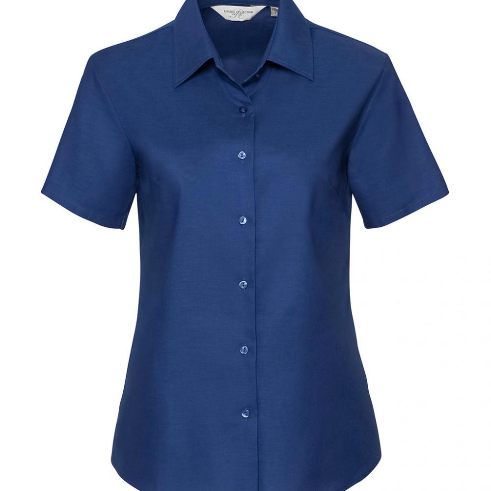 Bluse Kurzarm Oxford