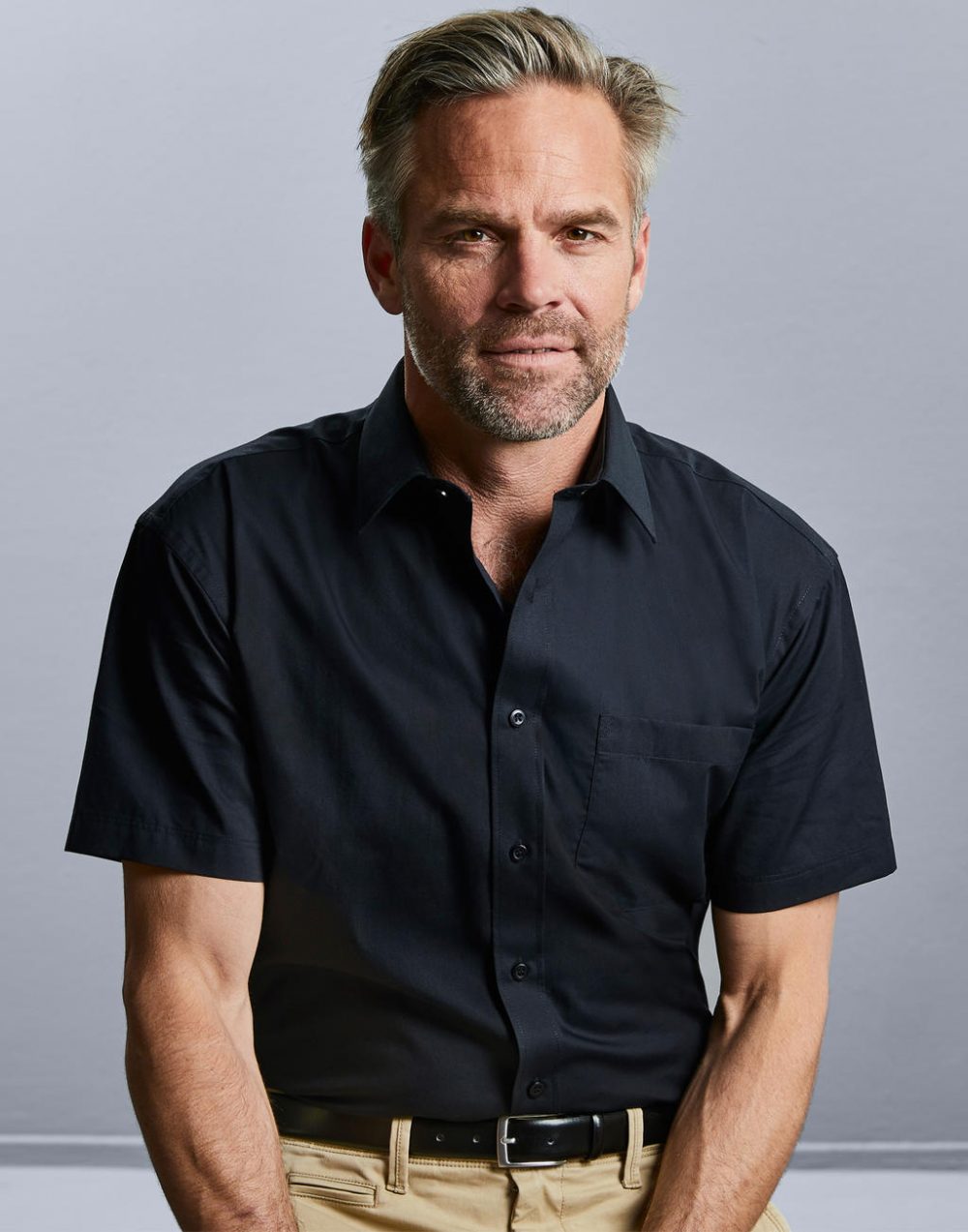 Hemd Kurzarm Cotton Poplin