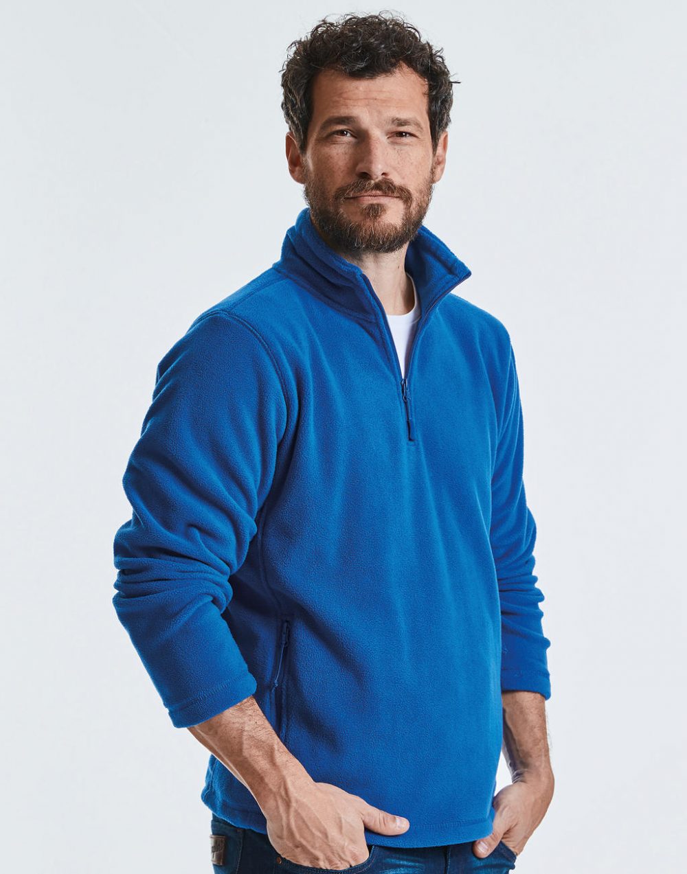 852_00_306_m-2020_01 Herren 1/4 Zip Outdoorfleece