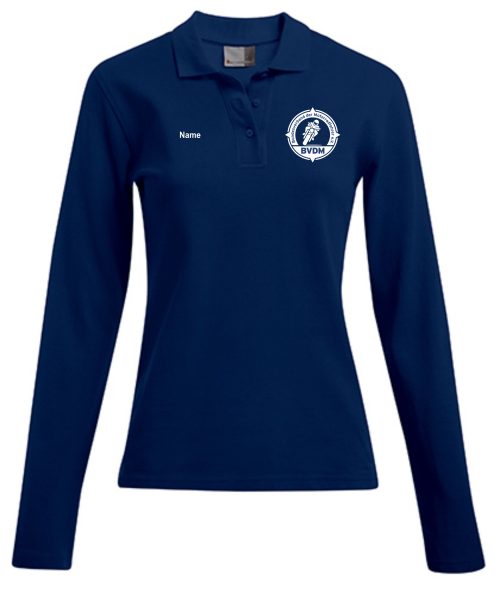 BVDME4605_Ansicht Langarm-Poloshirt Damen