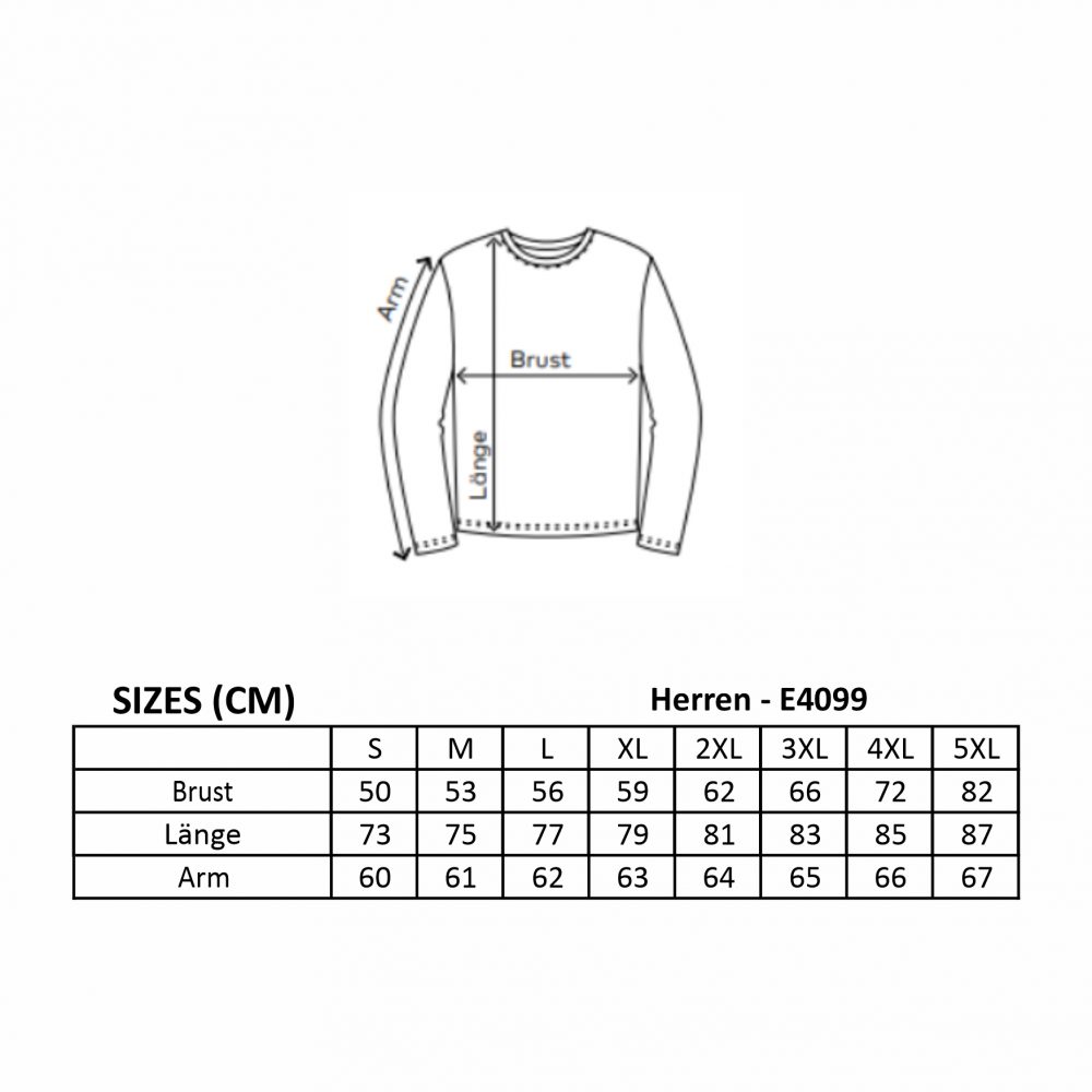 Langarmshirt Herren