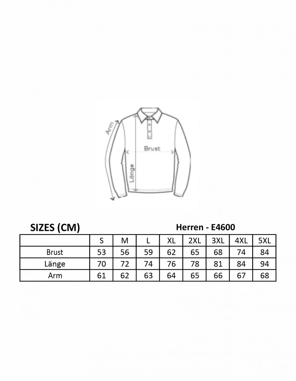 Langarm-Poloshirt Herren