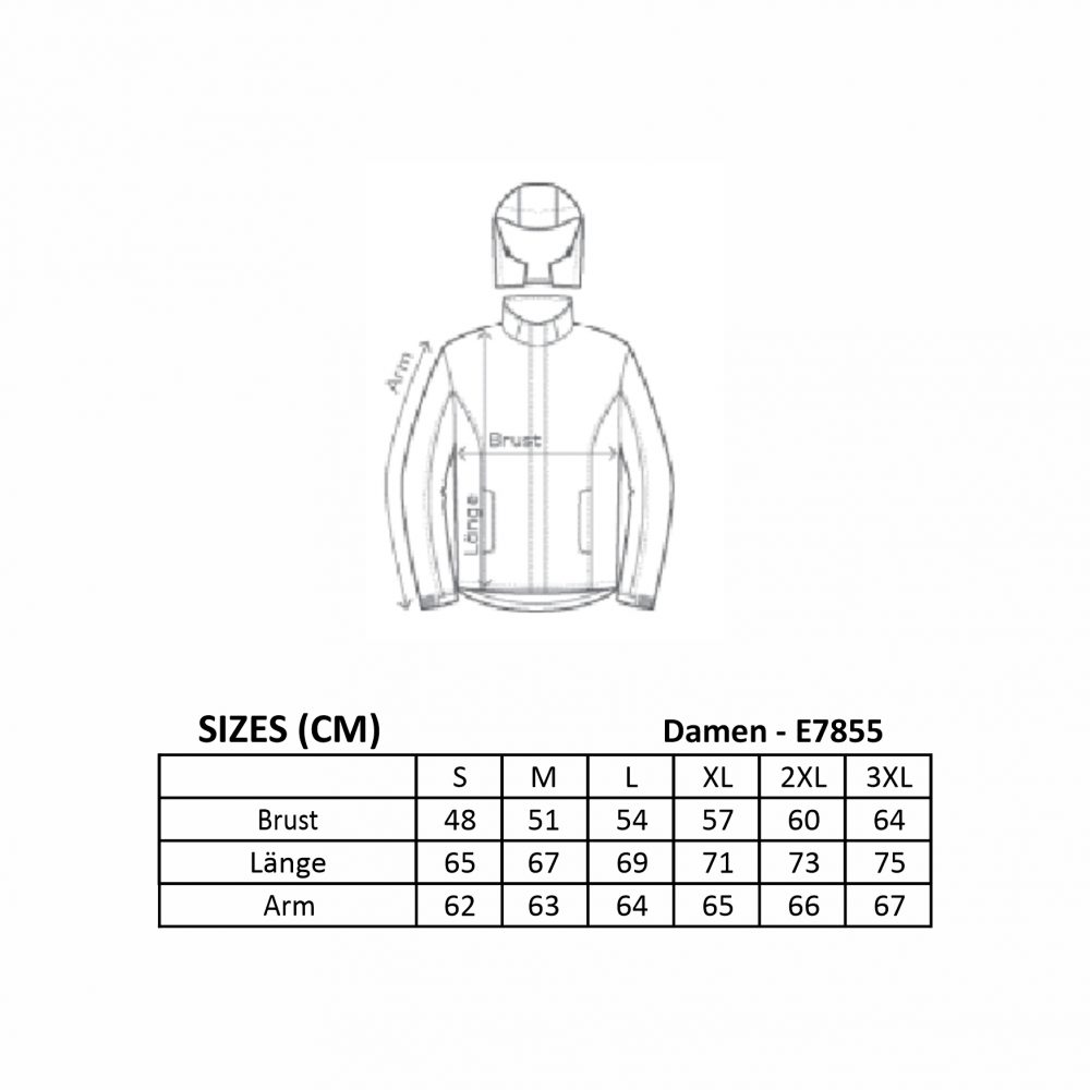 Softshelljacke m. Kapuze Damen
