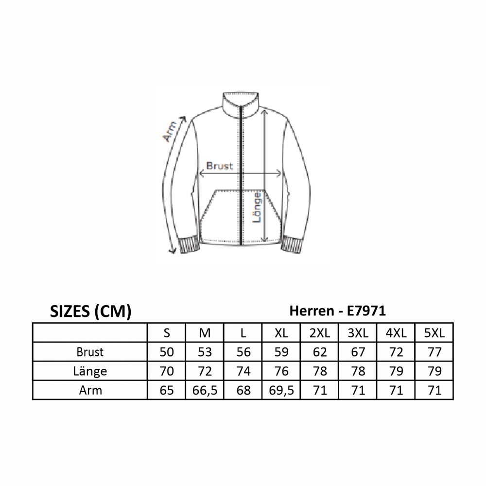 Fleecejacke Herren