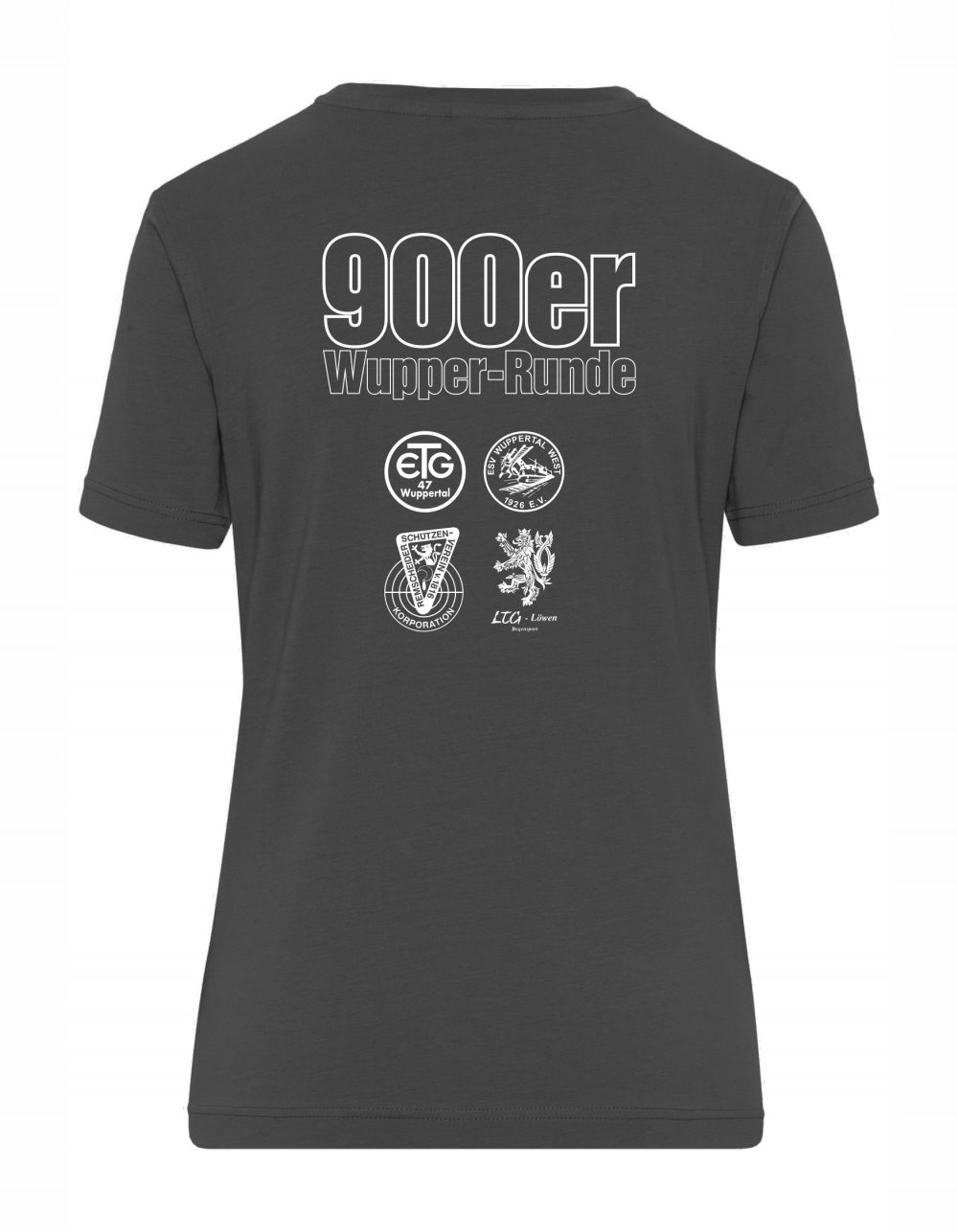 ETGBWE3005_T-Shirt_Damen_graphite_Back Damen T-Shirt Wupper-Runde