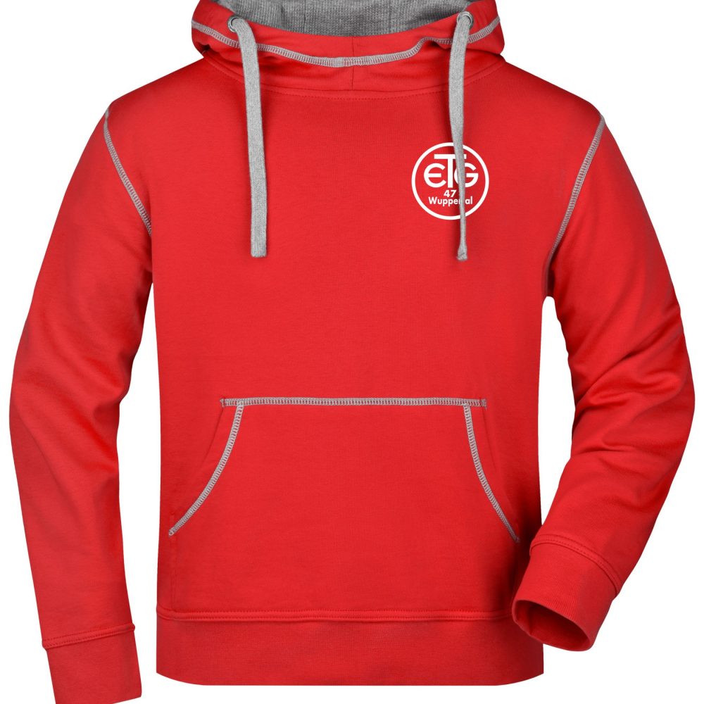 Herren Lifestyle Hoodie inkl. Druck Brust + Rücken