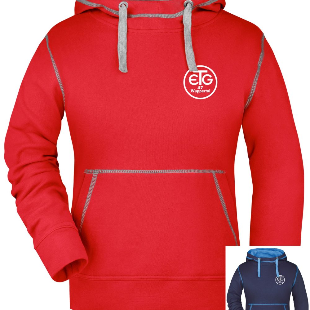 Herren Lifestyle Hoodie inkl. Druck Brust + Rücken