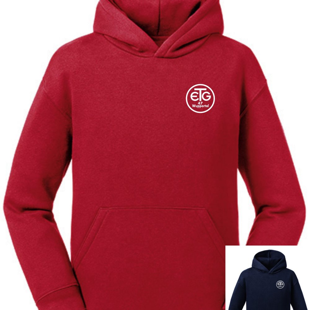 Kinder Hoodie inkl. Druck Brust + Rücken