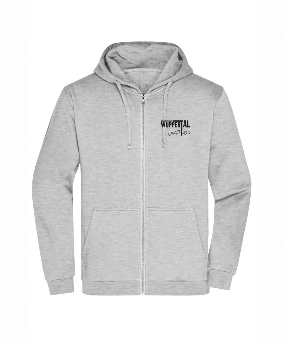 GSJN756-Brust-neu Herren Promo Kap. Sweatjacke JN756 inkl. Druck