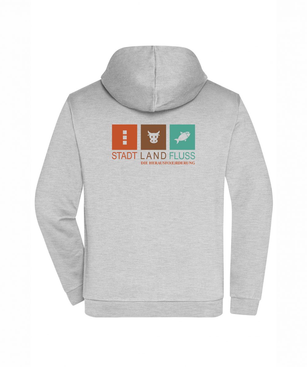GSJN756-SLF-Ruecken Herren Promo Kap. Sweatjacke JN756 inkl. Druck