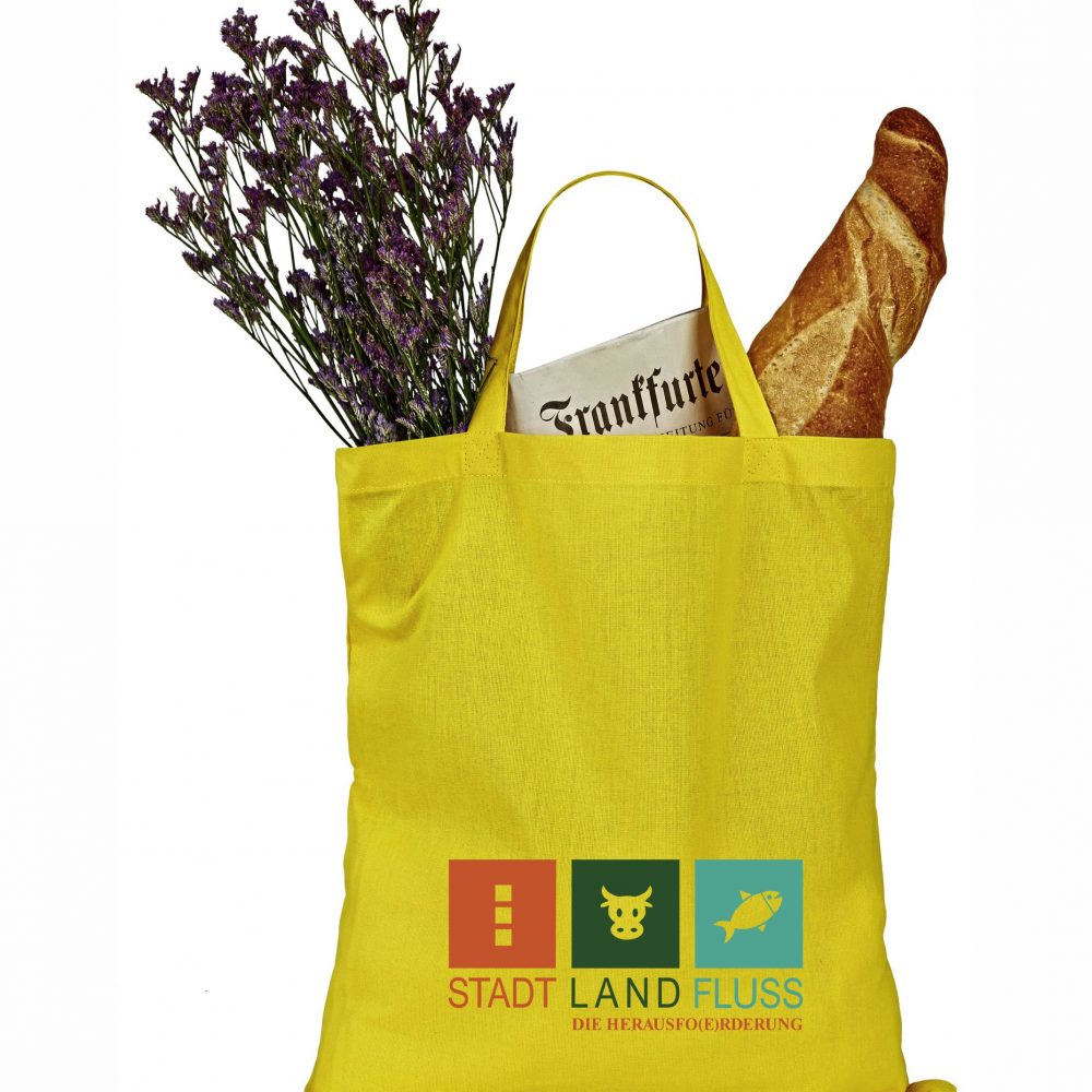 Baumwoll-Tasche kurze Henkel inkl. Druck