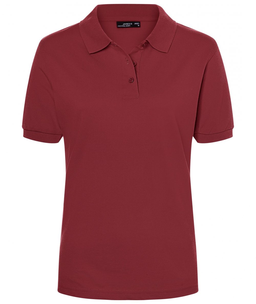 JN071_wine Damen Polo Classic JN071