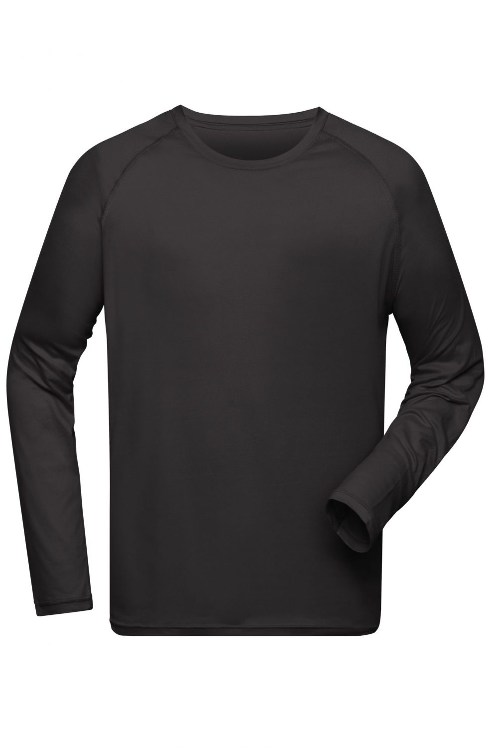 JN522_black Herren Sport-Funktionsshirt Langarm JN522