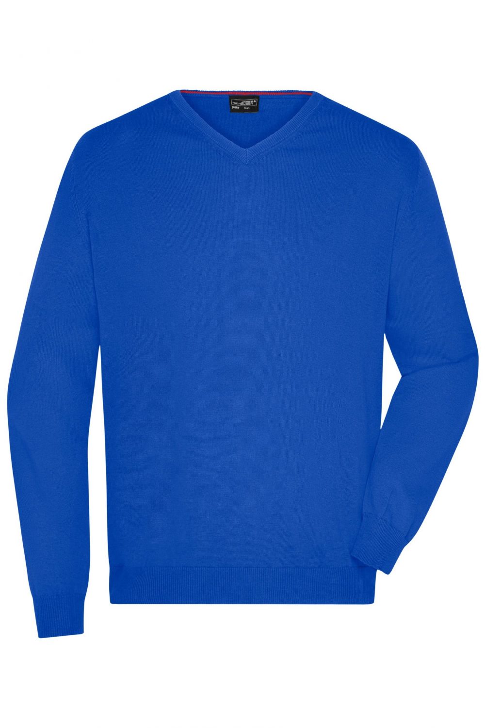 JN659_royal Herren V-Neck Pullover