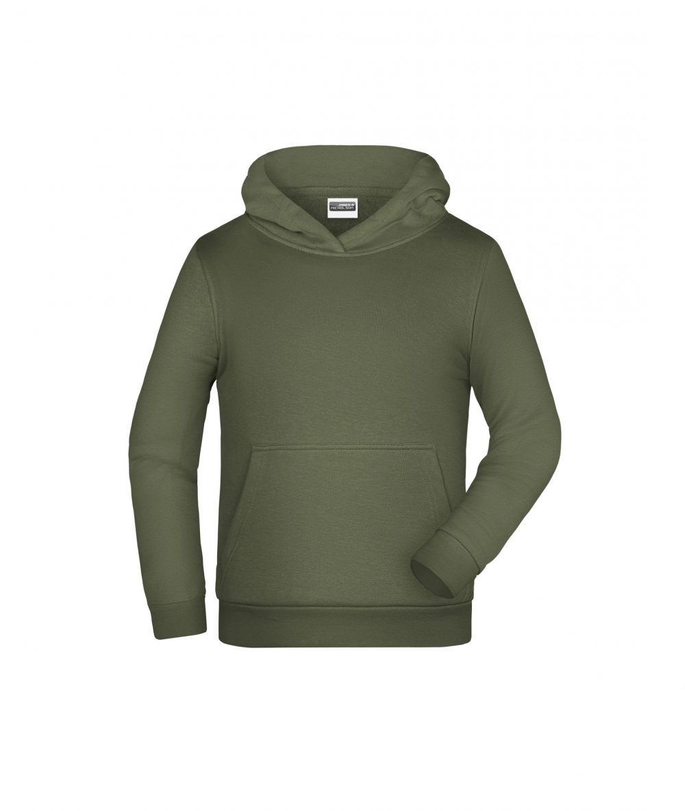 JN796K_olive Kinder Promo Hoodie JN796K