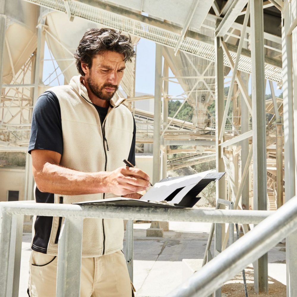 Workwear Herren Fleeceweste JN856