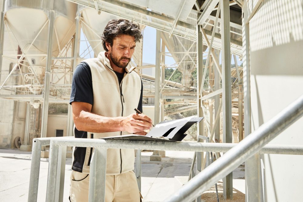 Workwear Herren Fleeceweste JN856