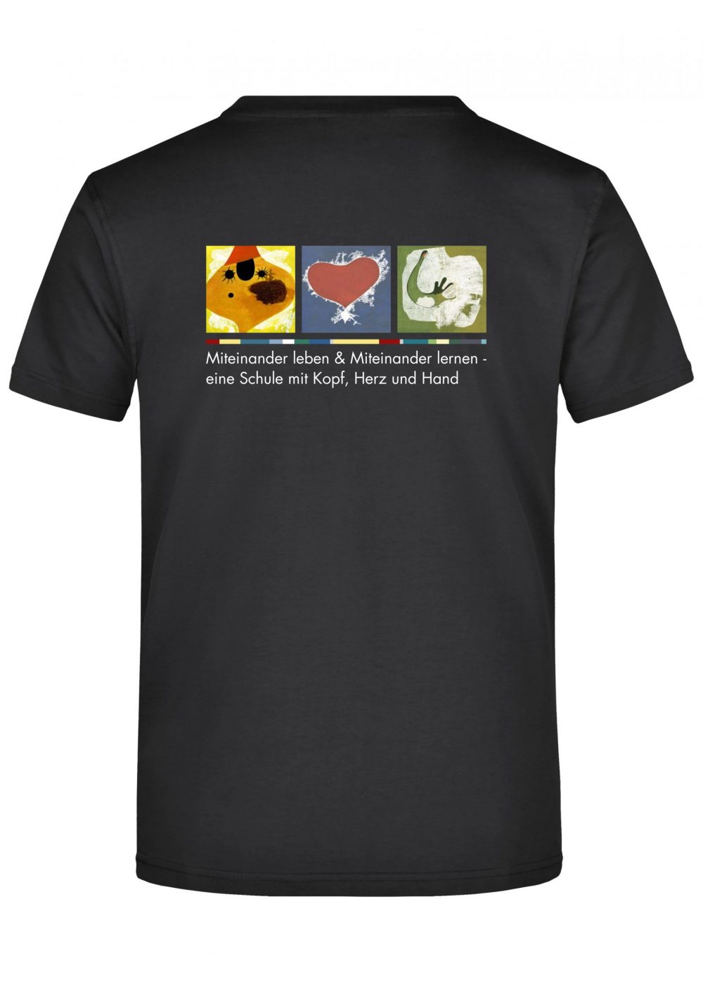 T-Shirt schwarz Rücken KHH Classic T-Shirt Unisex inkl. Druck