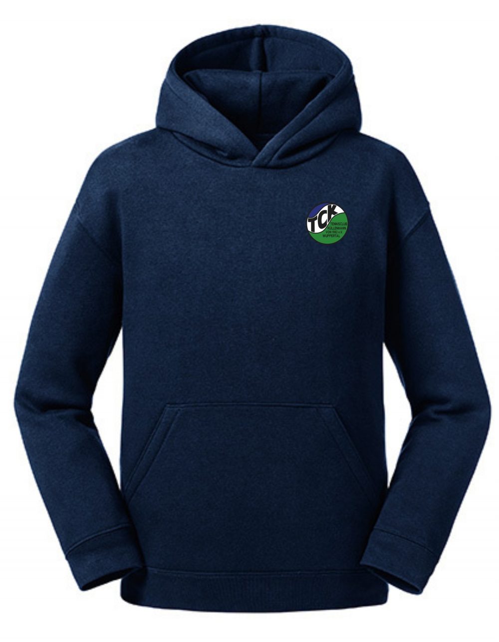 TCKZ265K_Druck_navy_Front Hoodie Kinder