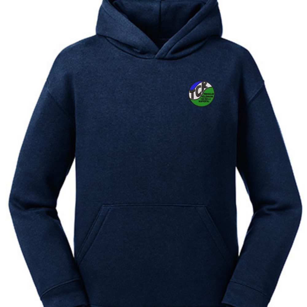 TCKZ265K_Stick_navy_Front Hoodie Kinder