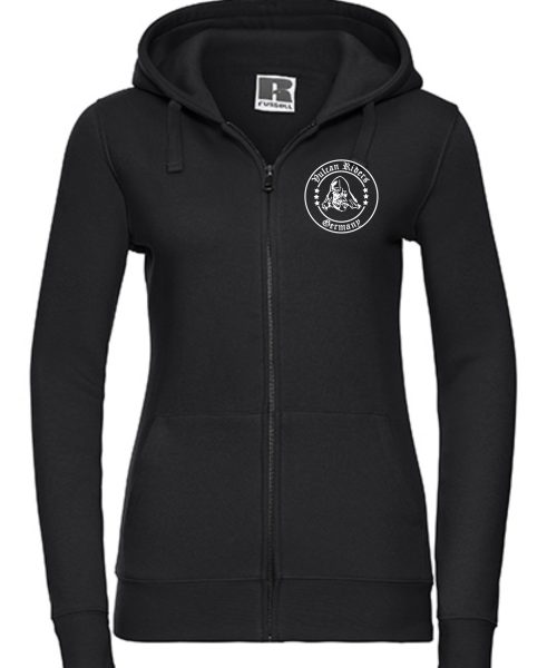 Kap. Sweatjacke Damen, Fb. schwarz
